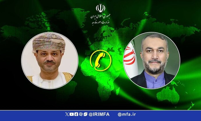 Iran FM consults with Oman, Iraq counterparts on Palestine